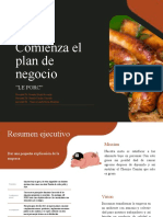 Comienza El Plan de Negocio: "Le Porc"