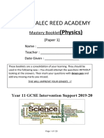 Alec Reed Academy: (Physics)