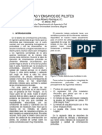 Pruebas Y Ensayos de Pilotes PDF