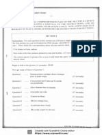 CSEC French June 2019 P1 Teachers Script PDF