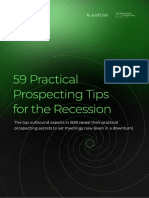 59 Practical Prospecting Tips For The Recession