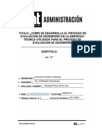 Proceso de Evaluacion