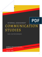 Isaac Ramdeen - Communication Studies IA 