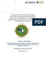 Asistencia Tecnica A SE-COMISCA Por La EASP Resultados Investigacion LÍNEA 2. - ENFERMERÍA Desafios Actuales en La Provision de Servicios Enfermeros en Los Ambitos Especializado y Primario Antes y Du