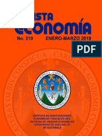 Revista Economía No. 219 Enero Marzo 2019
