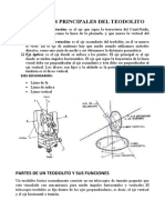 Ejes y Partes Principales Del Teodolito