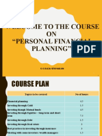Personal Financial Planning Course Overview