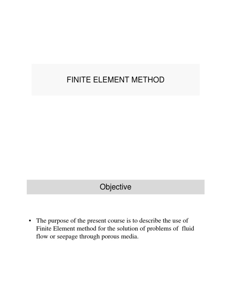 Finite Element Method | PDF