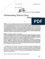 Mario Bunge - Demarcating Science From Pseudoscience (1982)