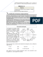 Funciones trigonométricas: gráficas periódicas de seno, coseno y tangente