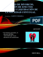 Proceso de Divorcio, Cesación de Efectos Civiles