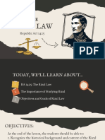The Rizal Law PDF