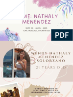 Personal Information of Nathaly Menendez