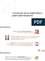 Prevención de La Maternidad y Paternidad Temprana: Mayo 2020