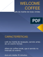 Welcome Coffee e Almoço PDF