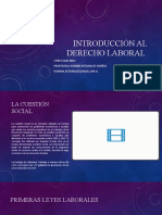 1 INTRODUCCIÓN AL DERECHO LABORAL - Evolución Histórica Del Derecho Del Trabajo 2023