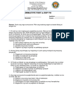 1st Quarter Summative Test ESP7