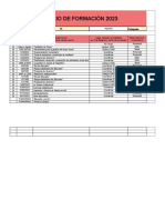 Plantilla Calendario 2023