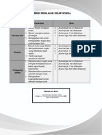 Lembar Penilaian Sikap Sosial