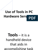Tools in PC Hardware Servicing