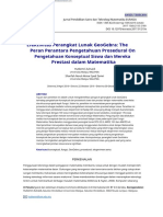 Efektivitas Perangkat Lunak Geogebra: The Peran Perantara Pengetahuan Prosedural On Prestasi Dalam Matematika