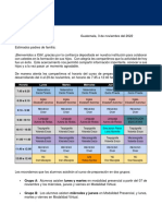 Circular Horario Curso Preparación 2022 - Secretariado PDF