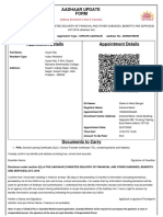 Aadhaar Update Form