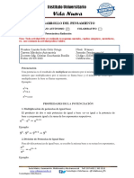 Propiedades de La Potenciacion y Radicacion - Lander Ortiz PDF