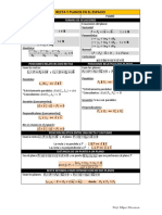 Formulario Rectas y Planos