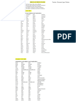 Irregular Verbs