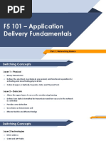 F5 101 - Application Delivery Fundamentals: Part 1: Networking Basics