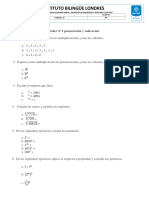 Taller N1 Potenciacin y Radicacin PDF