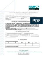 Planilla de Liberación de Responsabilidad Guatapé 2023 PDF