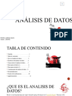 Análisis de Datos Por Excel Investigacion Numero 1