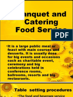 Banquet and Catering Food Service