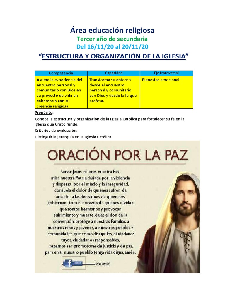 3 Ros Ses 20. Estructura y Organizacion de La Iglesia. | PDF | obispo ...