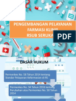 Pengembangan Pelayanan Farmasi Klinis