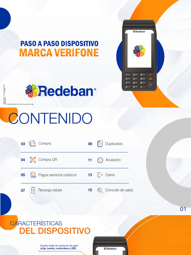 Manual de Uso del Datáfono Verifone | PDF | Tarjeta de débito | Tarjeta ...