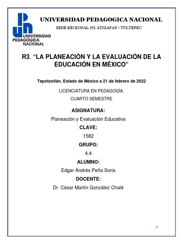 Planeación Educativa en México: Historia y Reformas | PDF | México