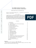 Second Order Linear Evolution Equations With General Dissipation