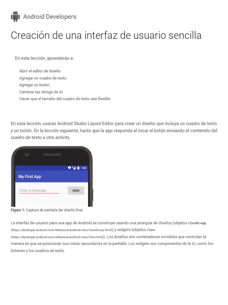 Clase3 - Creación de Una Interfaz de Usuario Sencilla | PDF | Ventana ...