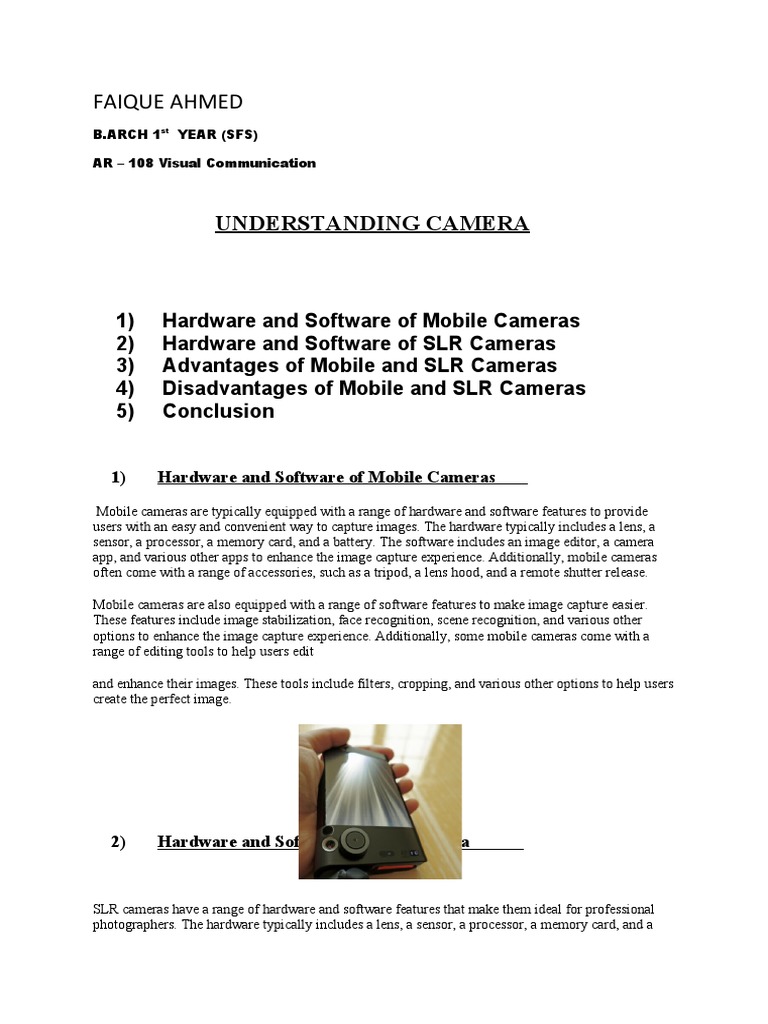 Comparing the Hardware, Software, Advantages and Disadvantages of