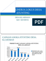 Review Kinerja Lokus Desa Stunting