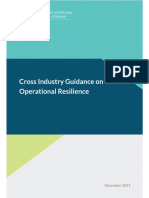 Cross Industry Guidance On Operational Resilience