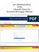 Online DBC Claim Guide