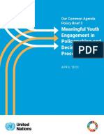 Our Common Agenda Policy Brief Youth Engagement en