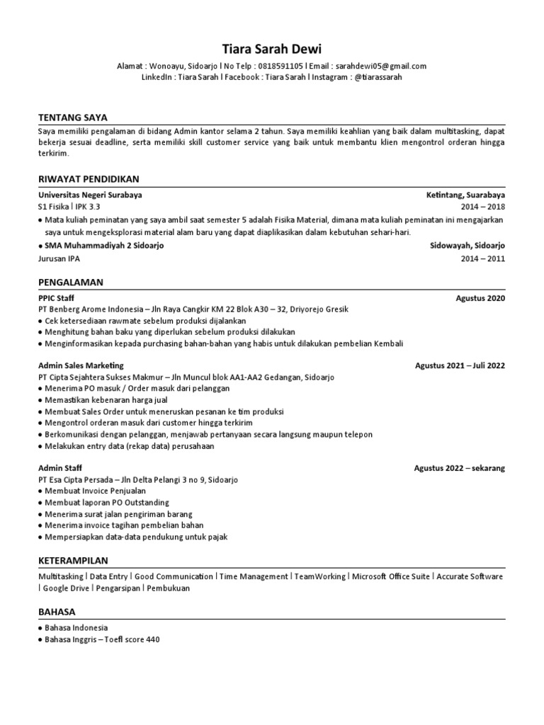 CV Ats | PDF