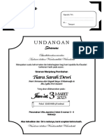 Contoh Undangan Pengajian Dan Siraman PDF
