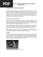 Download Uses and Advances of Computed Tomography for 3D Scanning of Industrial Parts by North Star Imaging SN6447324 doc pdf