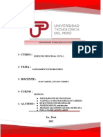 Derecho Procesal Civil I: Ica - Perú 2022